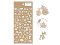 Quiet Life Mini Sheet of Stickers / Bear