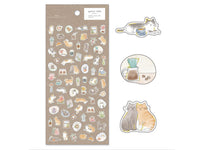 Quiet Life Mini Sheet of Stickers / Cat