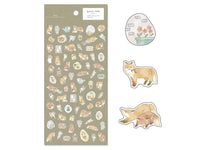 Quiet Life Mini Sheet of Stickers / Fox