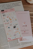 Meow Illustration / Party in the Forest 2 Transparent Sticker