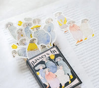 dodolulu Match Box Flake Stickers - Passers-by (02)
