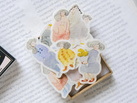 dodolulu Match Box Flake Stickers - Passers-by (02)