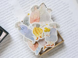 dodolulu Match Box Flake Stickers - Passers-by (02)