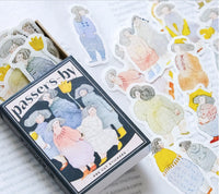 dodolulu Match Box Flake Stickers - Passers-by (02)