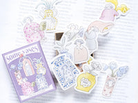 dodolulu Match Box Flake Stickers - Some Vases (05)