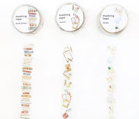 Japanese Die-Cut Washi Masking Tape / Happy Ghost