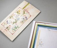 Handmade Slim Notebook / Wild Flowers