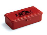 Dayan the Cat Steel Tool Box by TRUSCO / Red