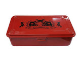 Dayan the Cat Steel Tool Box by TRUSCO / Red
