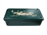 Dayan the Cat Steel Tool Box by TRUSCO / Green