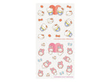 Sanrio Sheet of Stickers / Shirotan x Hello Kitty x My Melody