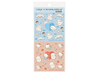 Sanrio Sheet of Stickers / Shirotan x Hello Kitty x Cinnamonroll