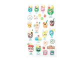 Furukawa Peko-chan Series Sheet of Stickers / Drinks