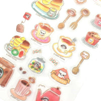 Furukawa Peko-chan Series Sheet of Stickers / Tea Time