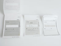 YOHAKU Collage Craft / Notepad - Receipt