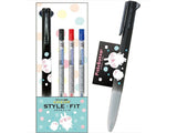 "Style Fit" Jet stream 3 color ballpoint pen - kanahei's small animals