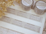 Vintage Style Japanese Masking Tape - Vintage Tickets 24mm wide