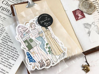 Pion / 14 Flower Girls Sticker Set