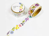 Japanese Die-Cut Washi Masking Tape / Flowers
