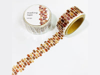 Japanese Die-Cut Washi Masking Tape / Bricks