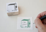 Masco Eri-Japanese Wooden Rubber Stamp - Enclosed