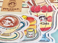 Furukawa Peko-Chan Series Die-Cut Mini Letter Set / Strawberry Parfait