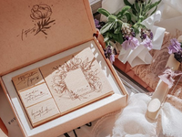 Meow Illustration – A Hand Written Letter (4 pieces set) Stamp Set