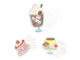 Furukawa Peko-Chan Series Die-Cut Mini Letter Set / Chocolate Float