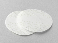 See-Through Sticky Note - White Flowers