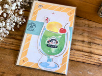 Furukawa Peko-Chan Series Die-Cut Mini Letter Set / Cream Soda