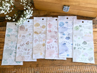 Line & Colors Sheet of Stickers - Forest