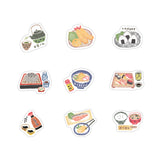 Hankodori Japanese Washi Masking Stickers / Seal bits - Japanese Food