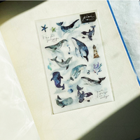 Pion Print-on Sticker / Whale