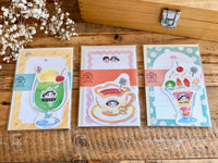 Furukawa Peko-Chan Series Die-Cut Mini Letter Set / Fruit Parfait