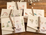 Picture Book Style Message Cards with a Case / Forrest Animals