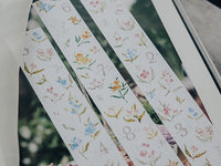 10% off - Meow / Magic Flower Masking Tape with relaease paper