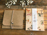 Picture book Style memo letter paper set with case / Plants