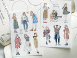 Pion Print-on Sticker Set / 74 Girls (12 sheets)