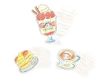 Furukawa Peko-Chan Series Die-Cut Mini Letter Set / Strawberry Parfait