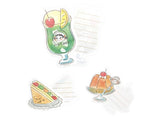 Furukawa Peko-Chan Series Die-Cut Mini Letter Set / Cream Soda