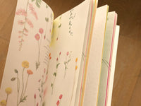 Color notes of warm flowers [Slim Notebook]