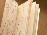 Color notes of warm flowers [Slim Notebook]