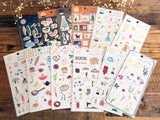 Tamura Miki Masking Sheet of Sticker / Wild Flower