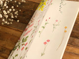 Color notes of warm flowers [Slim Notebook]
