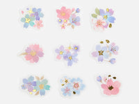 Japanese Washi Masking Stickers / Seal bits - Sakura Cherry Blossom