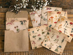 Picture book Style memo letter paper set with case / Plants