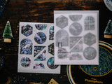 OURS Stamp Sticker Set - Colorful Night (2 pieces)