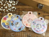 Japanese Washi Masking Stickers / Seal bits - Planets