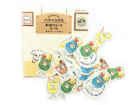 Furukawa Peko-chan Series Flake Stickers - Drinks