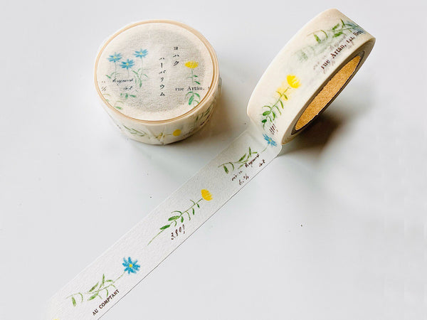 YOHAKU Original Washi Tape / Y-106 Herbarium (ハーバリウム)